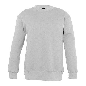 SWEAT SHIRT CRIANÇA NEW SUPREME CINZA MARMOREADO 